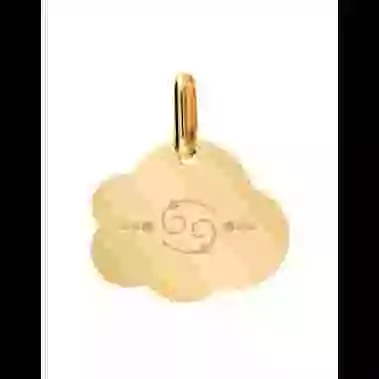 Médaille Nuage M Signe Zodiaque Stylisé image cachée