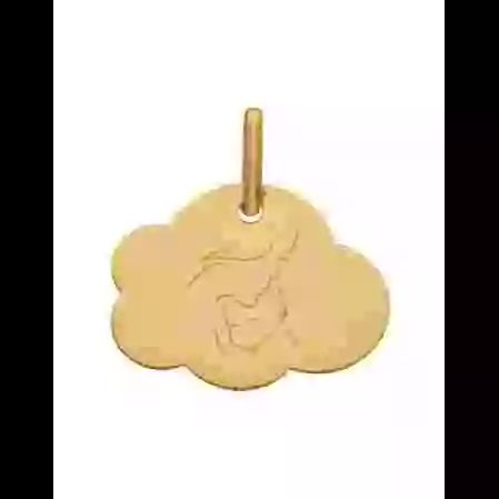 M&eacute;daille Nuage M Maman B&eacute;b&eacute; image cachée