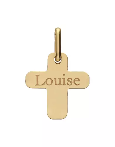 Pendentif Croix en Or à Personnaliser