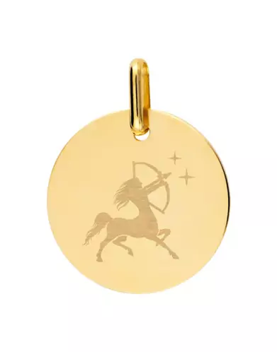 Médaille Ronde M Emblème Zodiaque