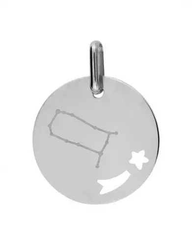 Médaille Ronde M Ajourée Étoile Filante Constellation