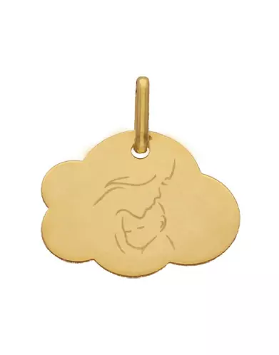 Médaille Nuage M Maman Bébé