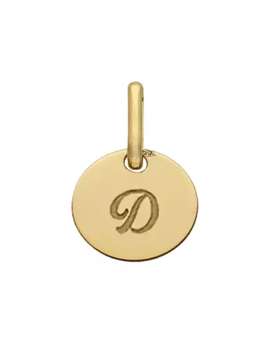 Petite Médaille Ronde Personnalisable en Or