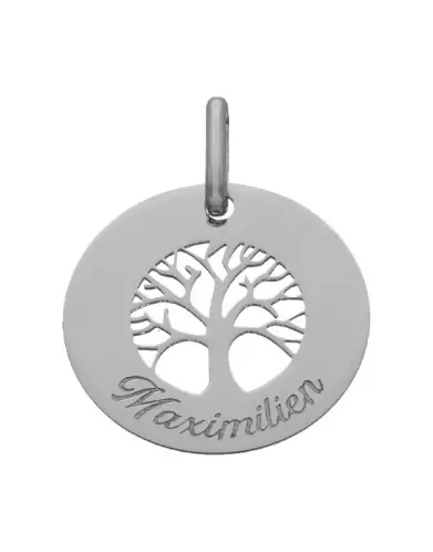 Médaille Or Arbre de Vie Personnalisable