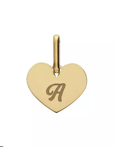Petite Médaille Cœur en Or Personnalisable