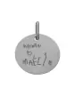 Médaille Ronde en Or à Personnaliser avec un Message