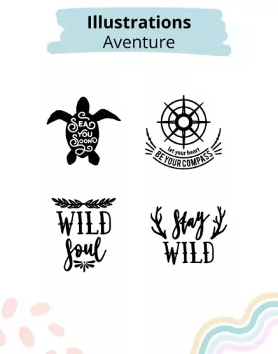 Bague Rectangle Or Stay Wild