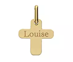 Croix Personnalisable en Or