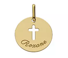 M&eacute;daille Croix Ajour&eacute;e en Or