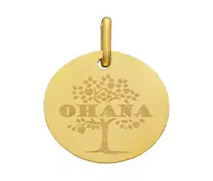 Médaille Arbre de Vie Ohana en Or